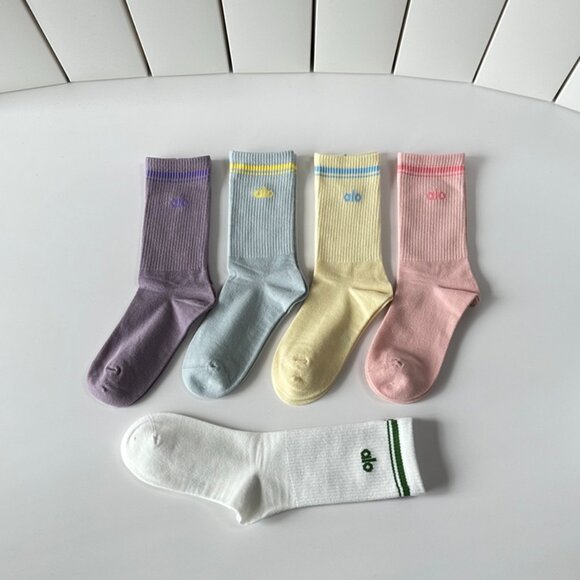 Alo Mid-Calf Socks - Picture 3 of 9